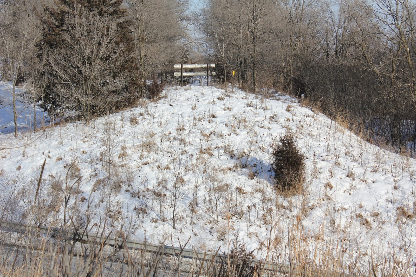 Location of east abutment